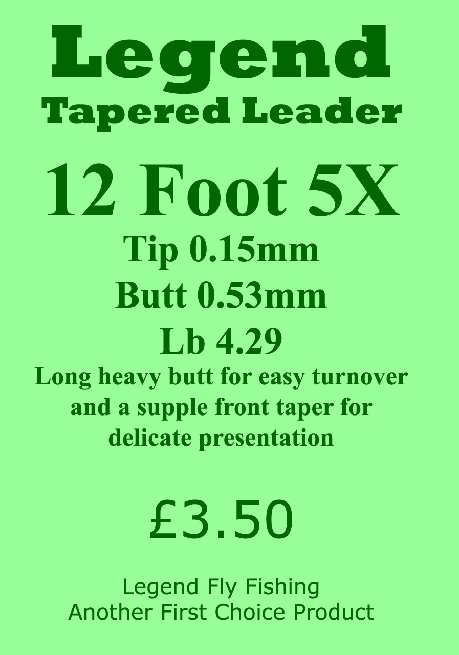 12 foot Tapered Leader
